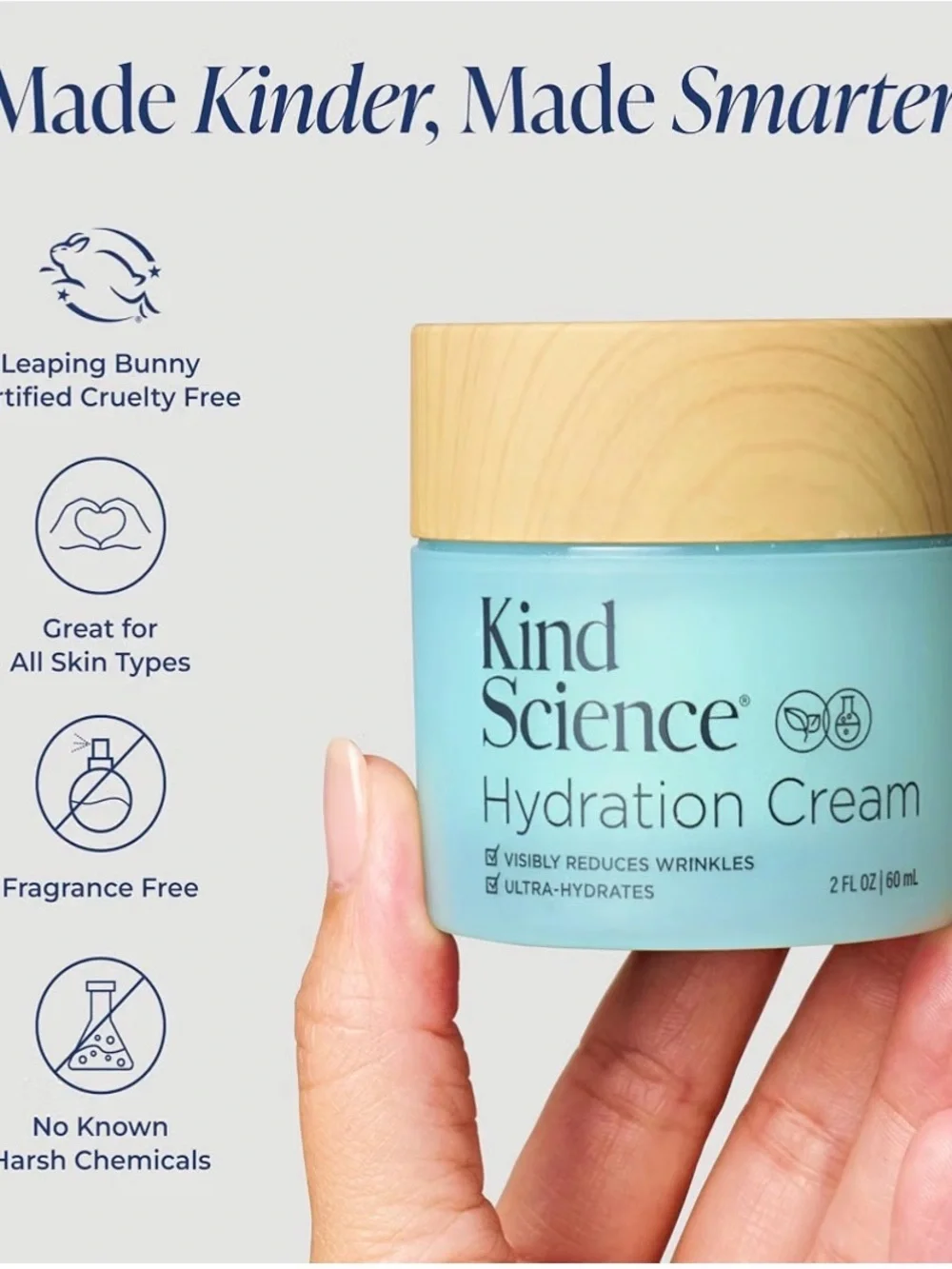 Hydration Cream — Light Blue Moisturizing Face Cream